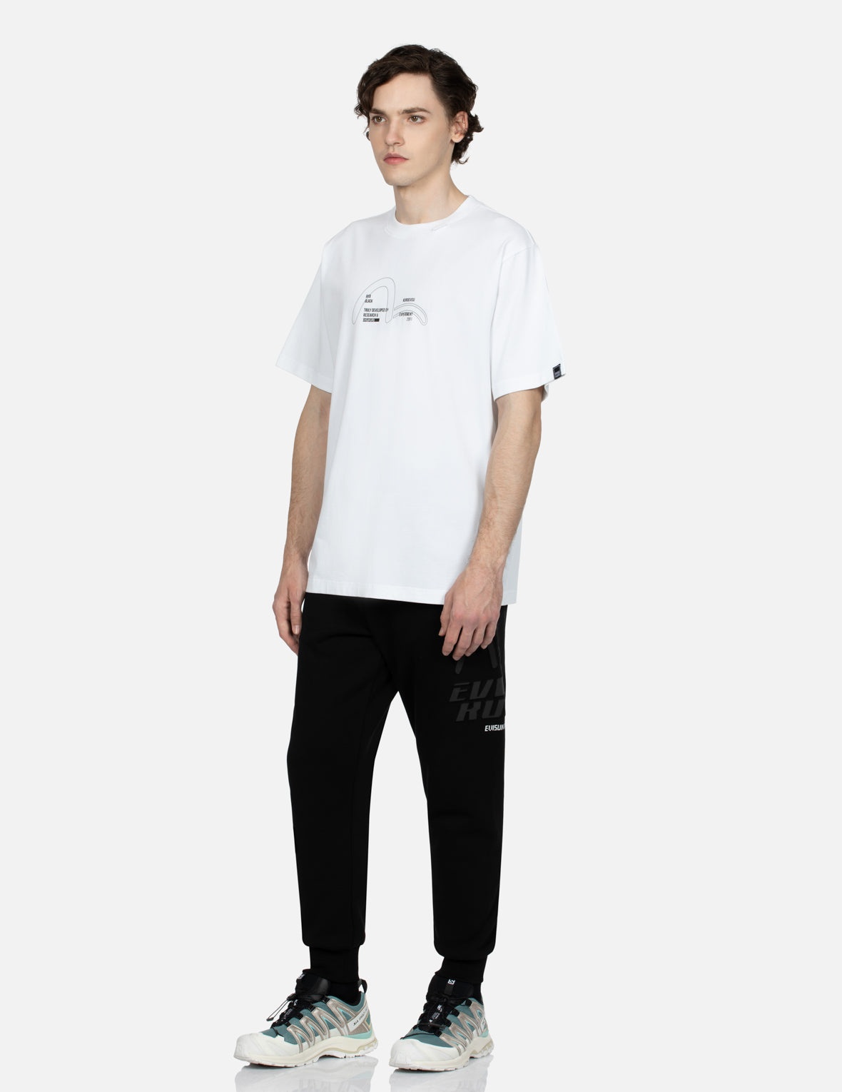 Seagull and Logo Print Regular Fit Sweatpants - 3