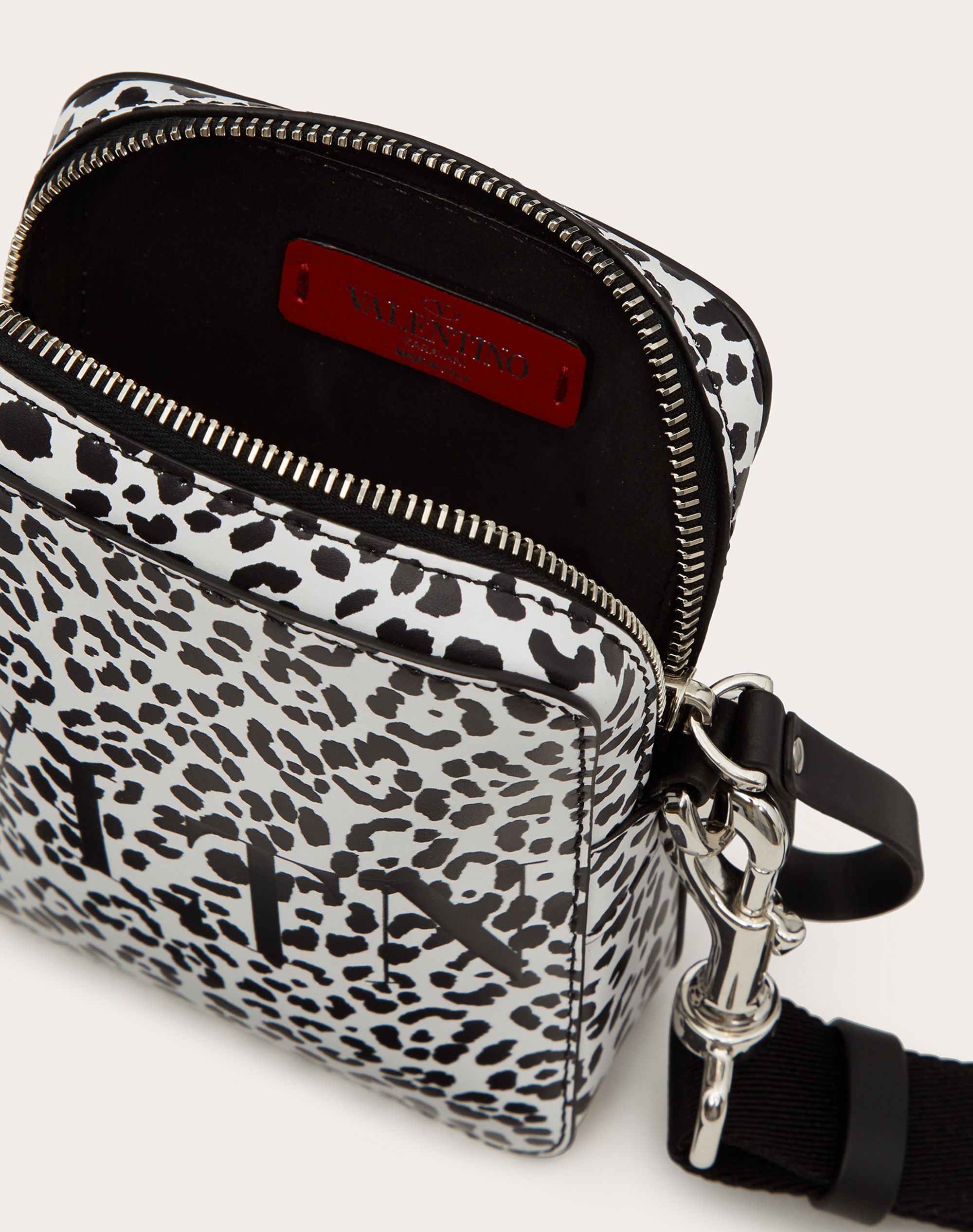 Small VLTN ANIMALIER shoulder bag in Leather - 4