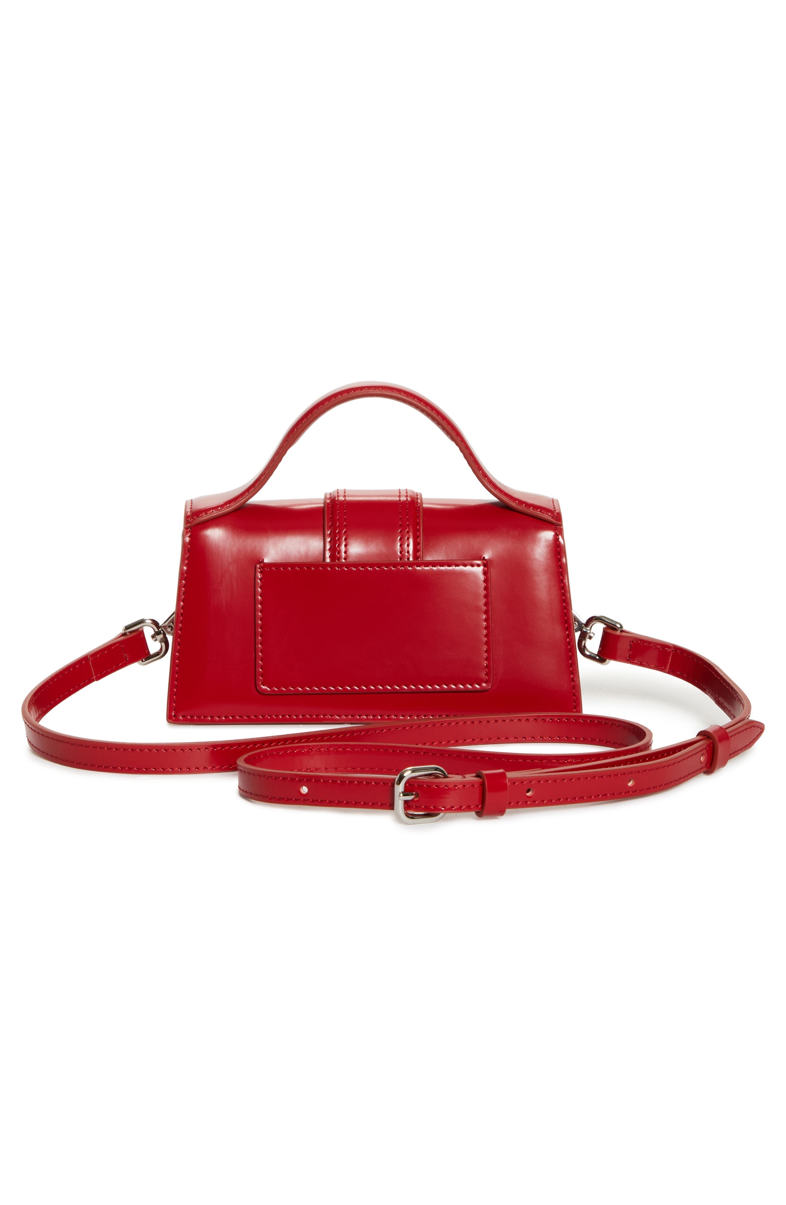 Jacquemus Le Bambino Leather Shoulder Bag in Red at Nordstrom - 3