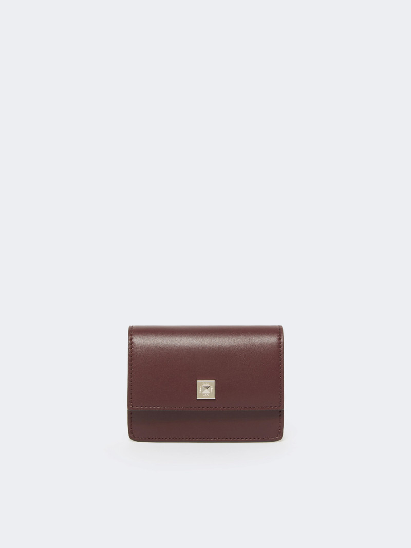 Leather purse - BORDEAUX 1