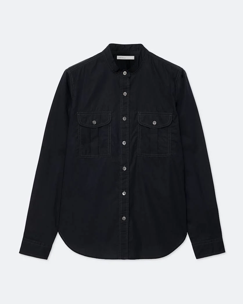 TESS REGULAR-FIT COTTON-POPLIN MILITARY SHIRT - 1