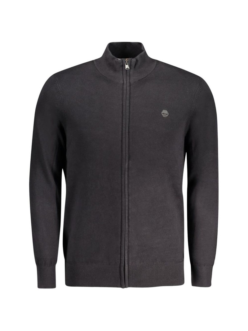zip-up high-neck cardigan 1