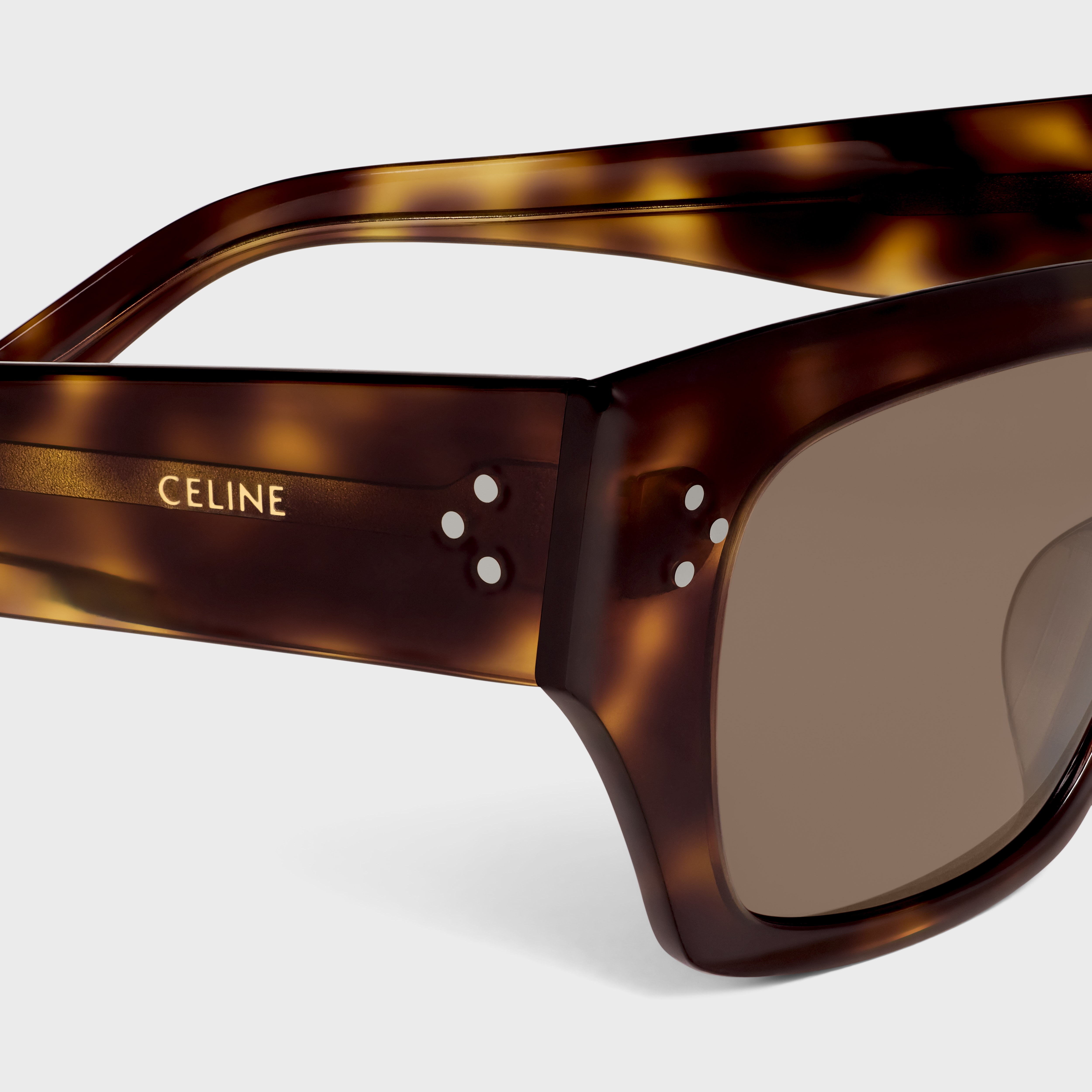 Black Frame 55 Sunglasses in Acetate - 2