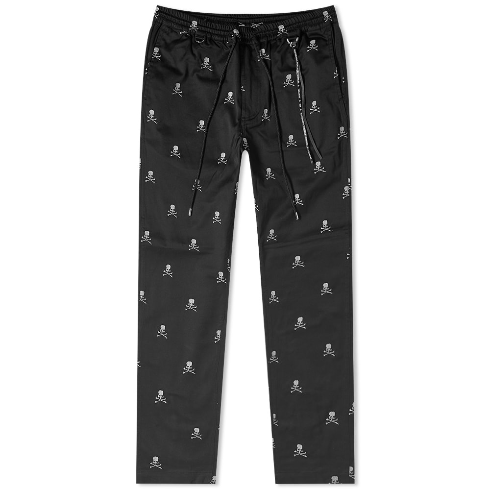 MASTERMIND WORLD All Over Print Slim Skull Pant - 1