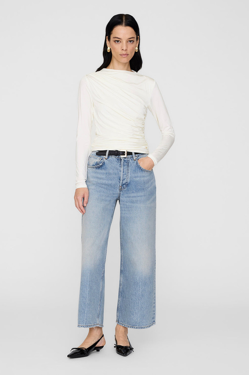 ANINE BING Bray Top - Ivory outlook