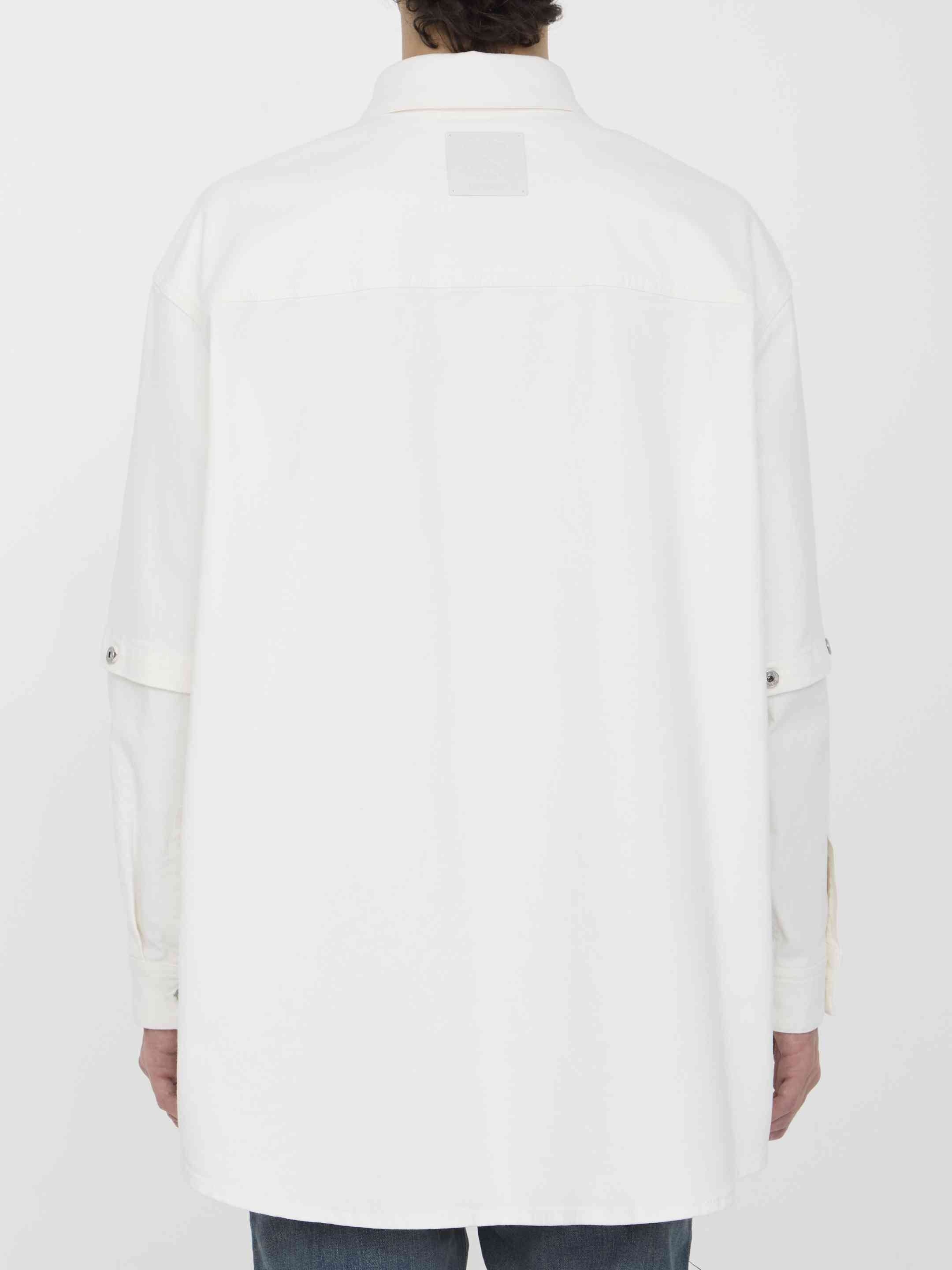 Off White Men 90S Logo Overshirt - 4