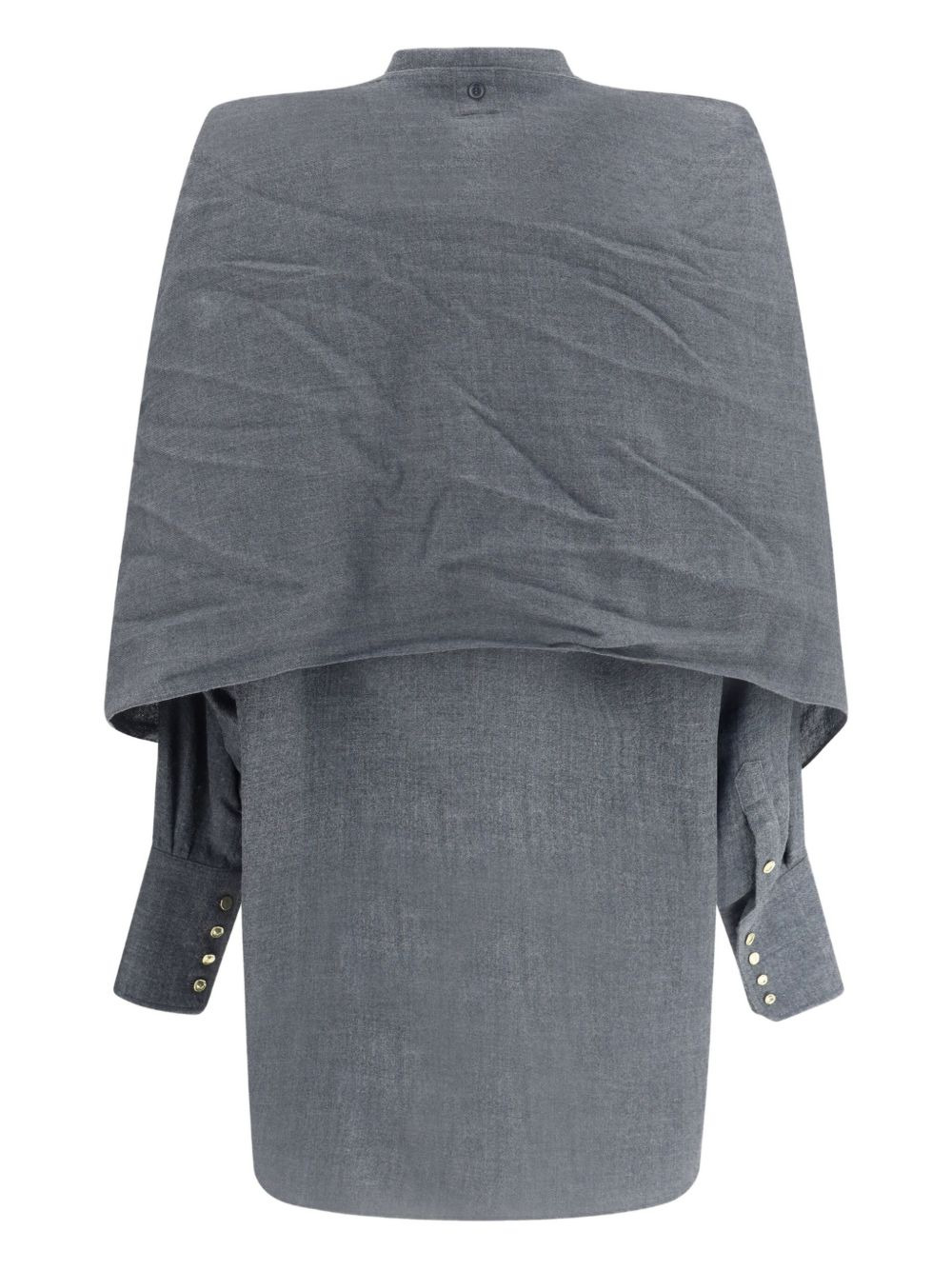 Georgia detachable-scarf shirt - 2