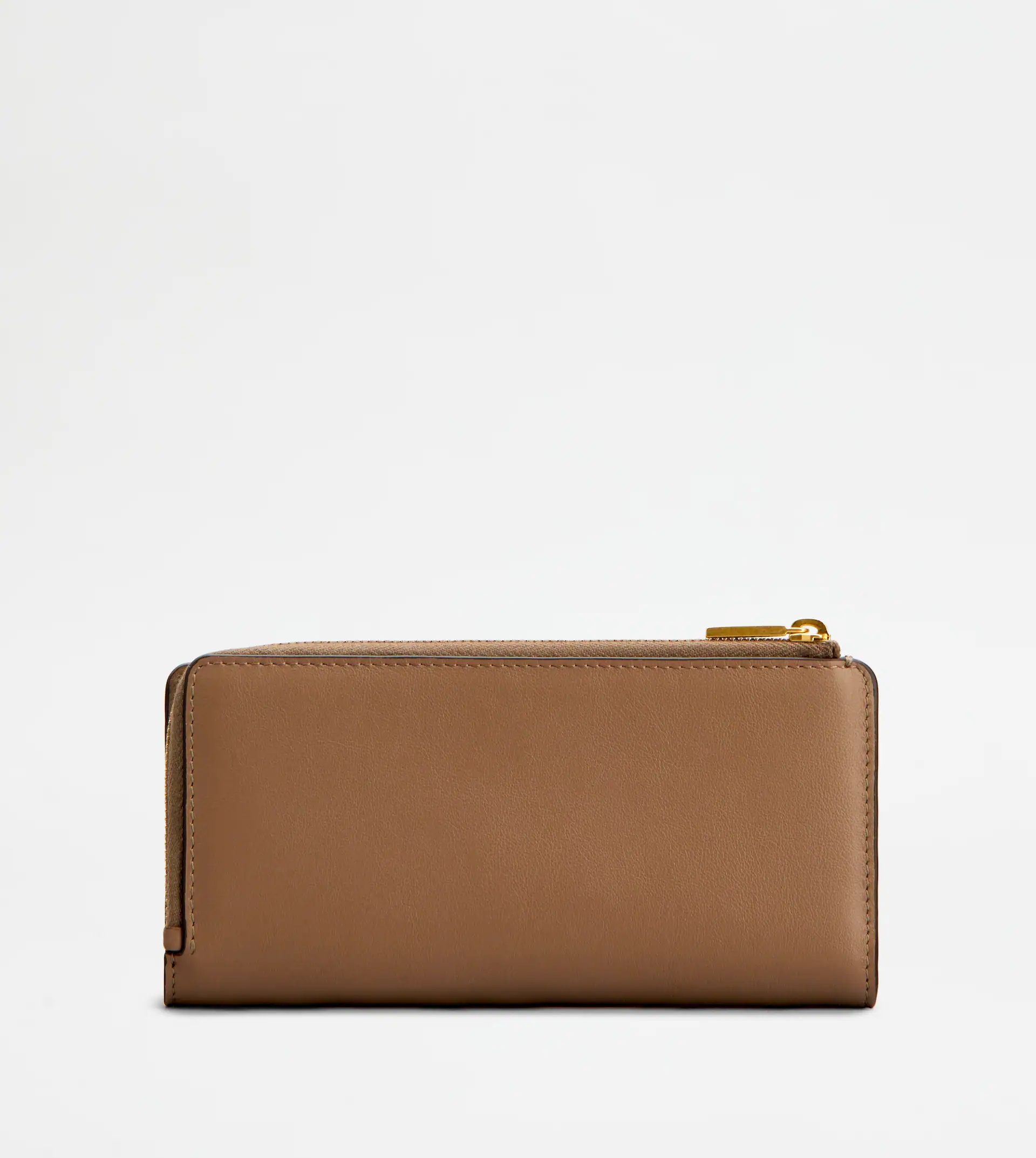 T TIMELESS WALLET IN LEATHER - BROWN - 3