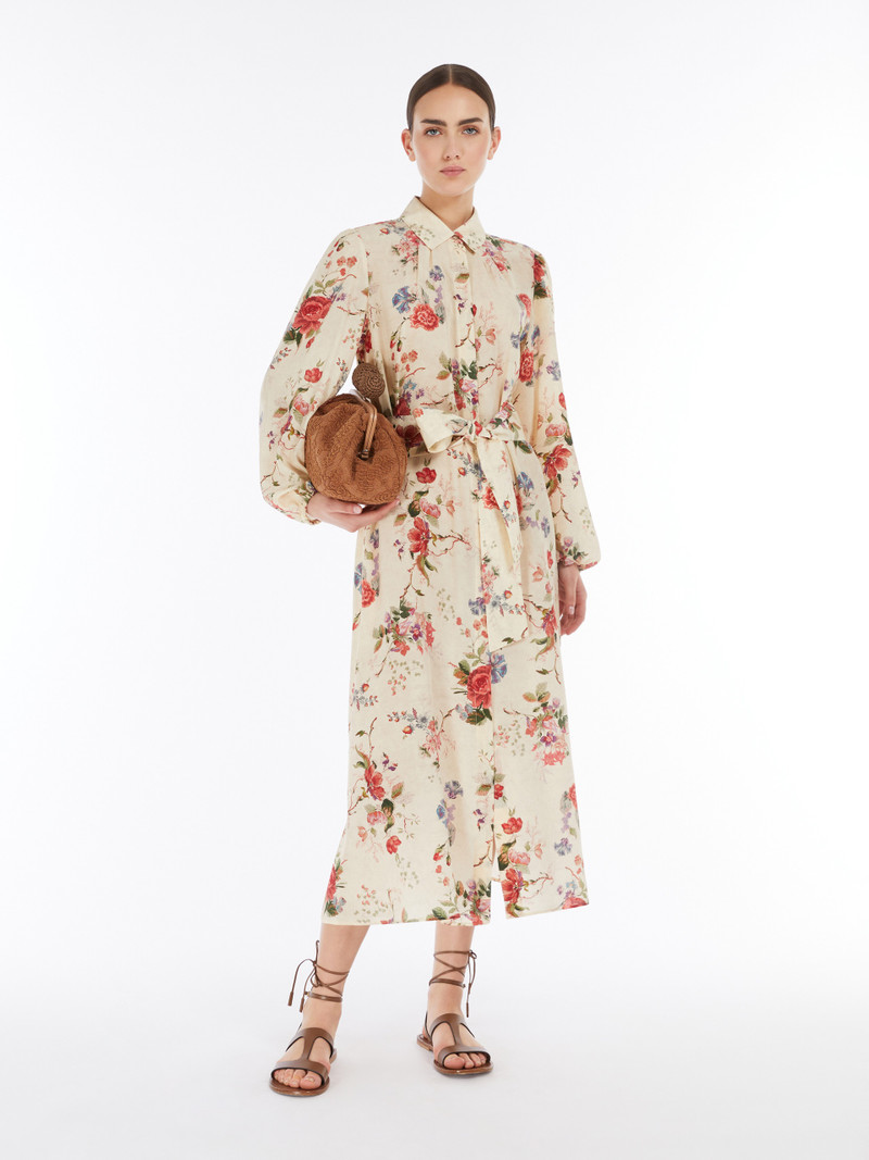 WEEKEND Max Mara WALES Silk crêpe de Chine shirt dress outlook
