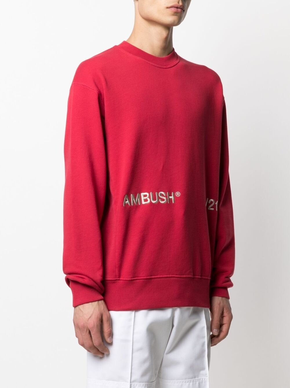 logo-embroidered cotton sweatshirt - 6