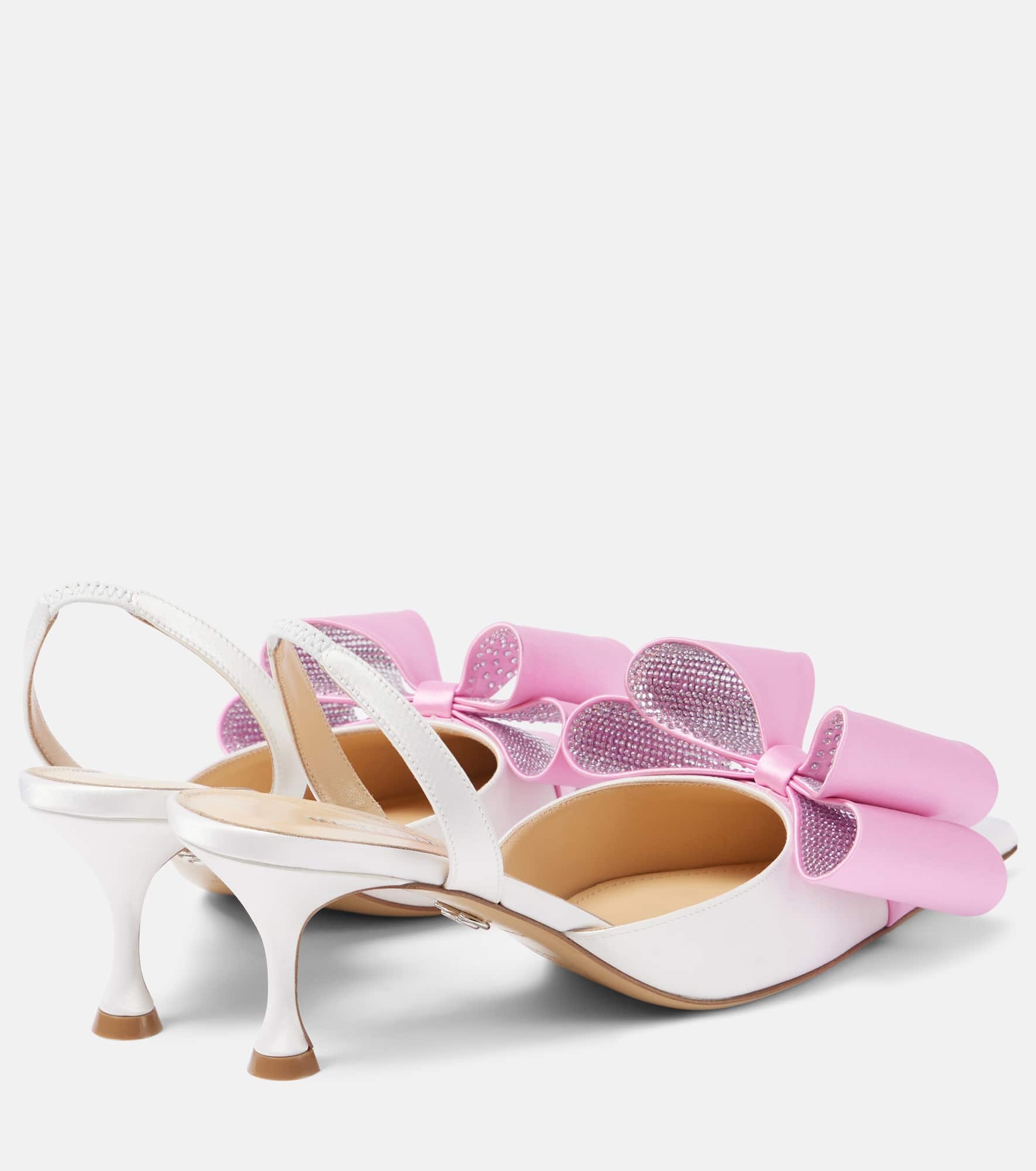 Le Cadeau satin slingback pumps - 2