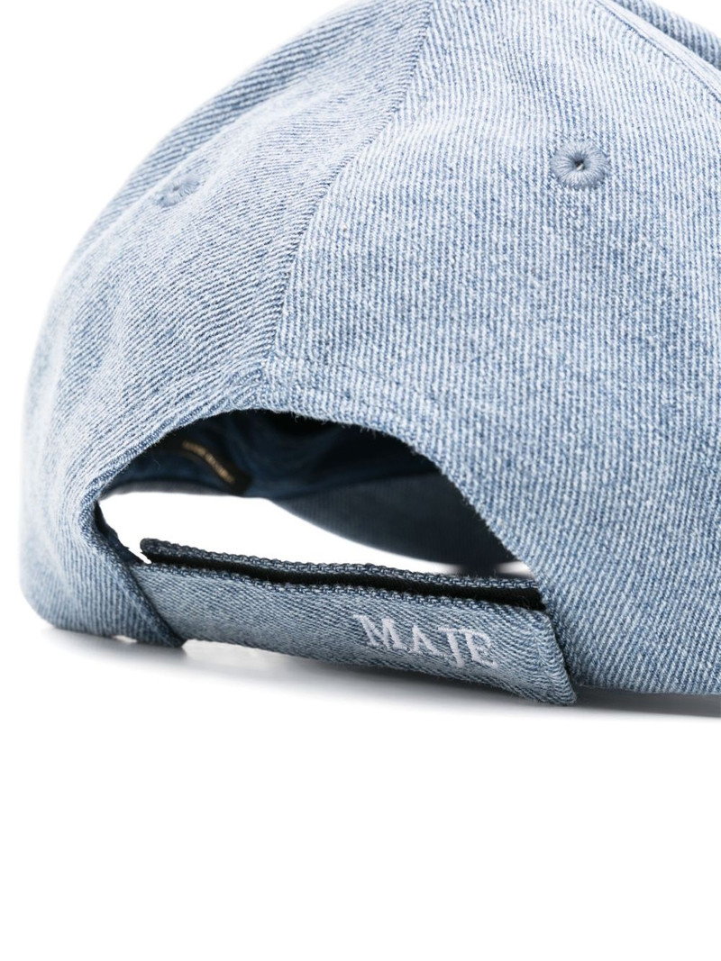 maje clover-logo denim cap outlook