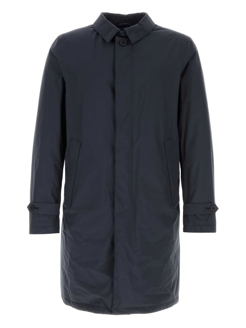 single-breasted trench parka 1