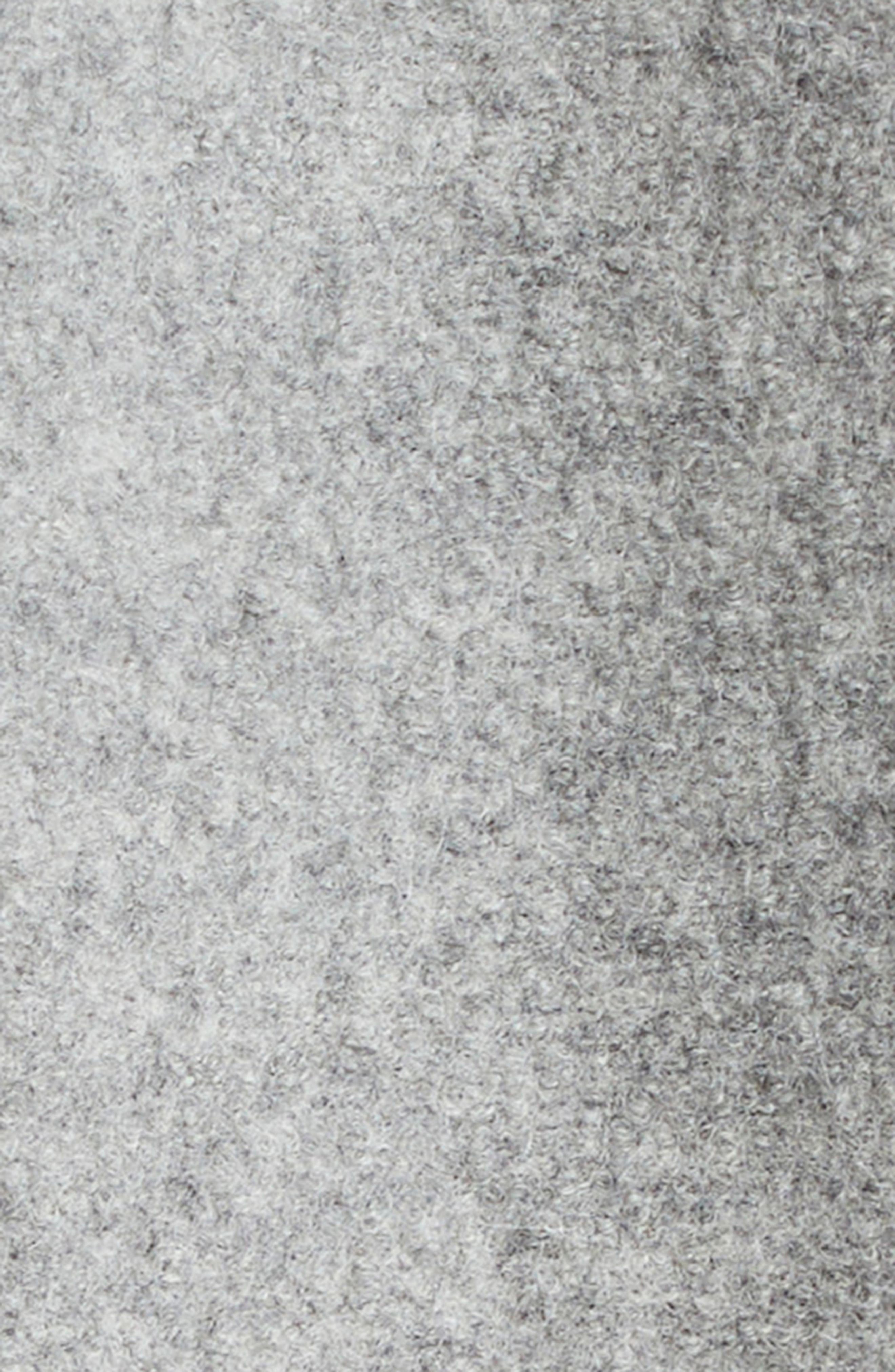 Fear of God Relaxed Boiled Virgin Wool Double Breasted Overcoat in Light Grey at Nordstrom - 6
