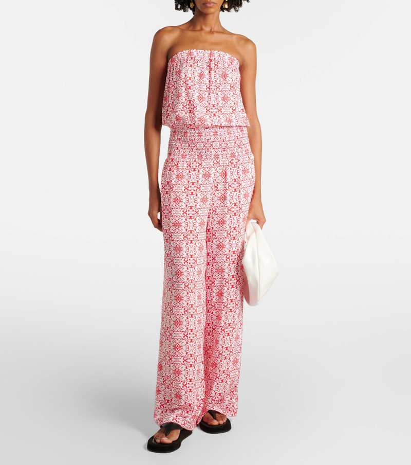 MELISSA ODABASH Naomi floral cotton jumpsuit outlook