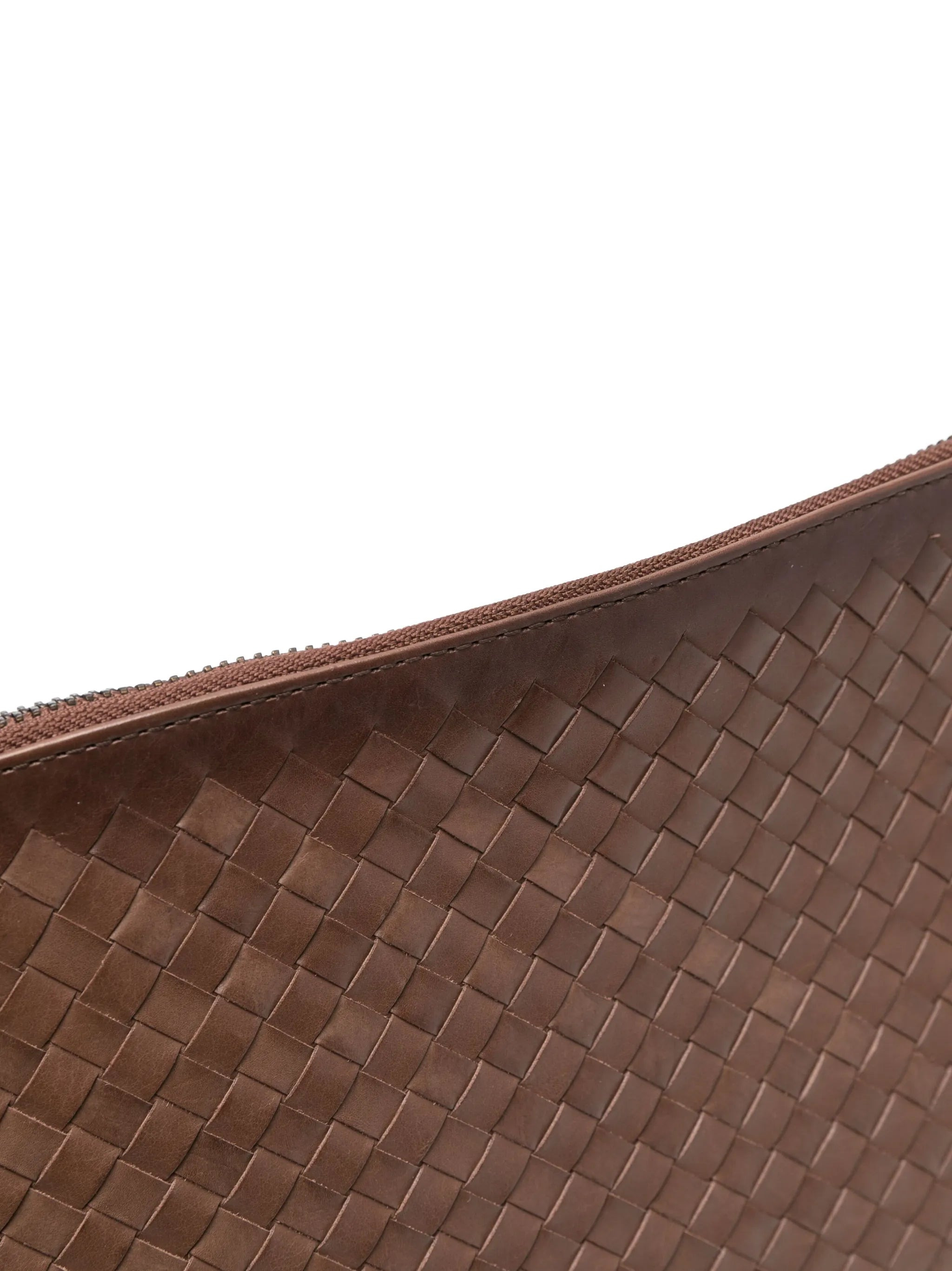 Dragon Diffusion Woven Leather Clutch Bag - 5