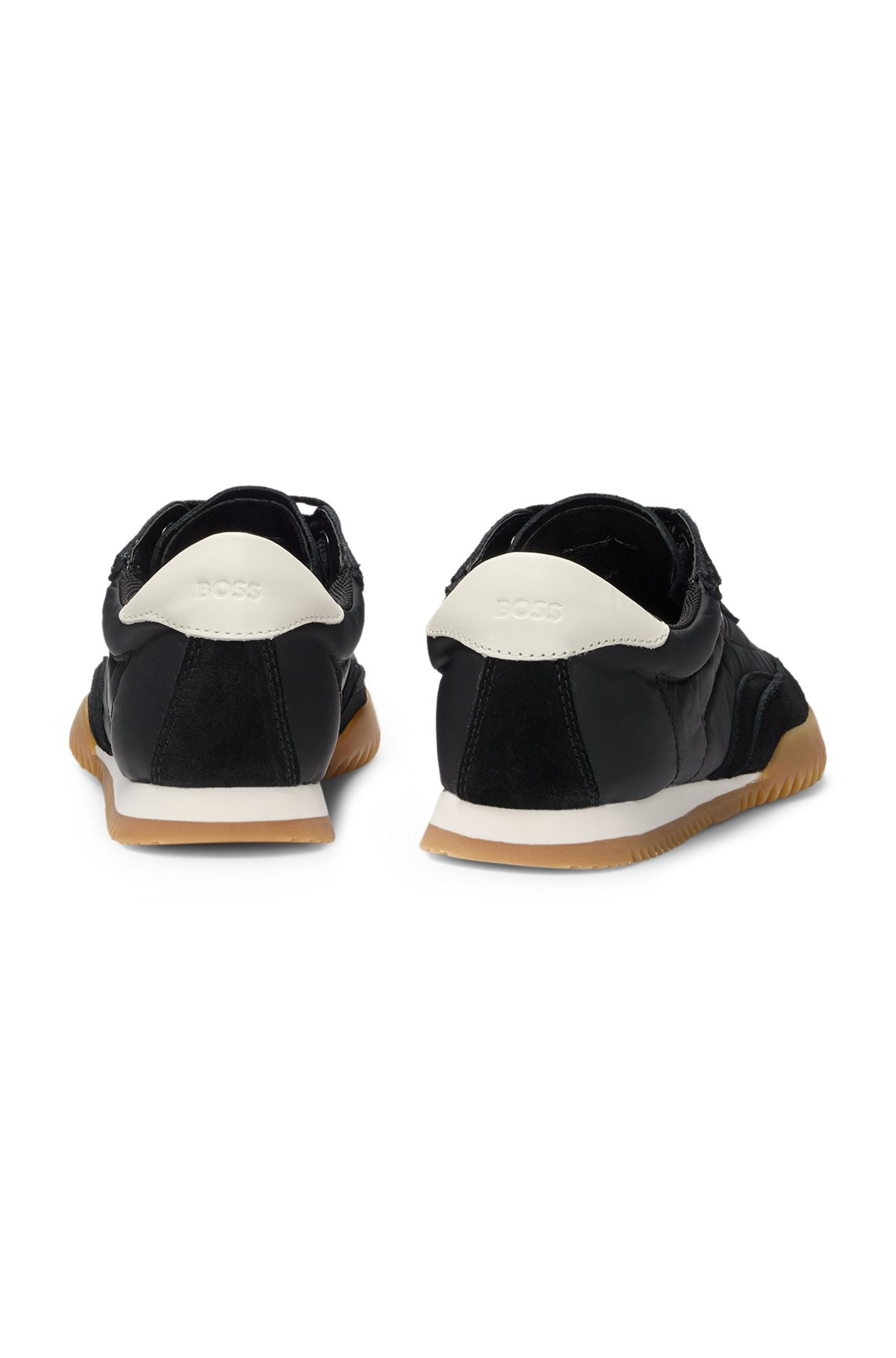 LOW-TOP TRAINERS IN FABRIC AND SUEDE - 6