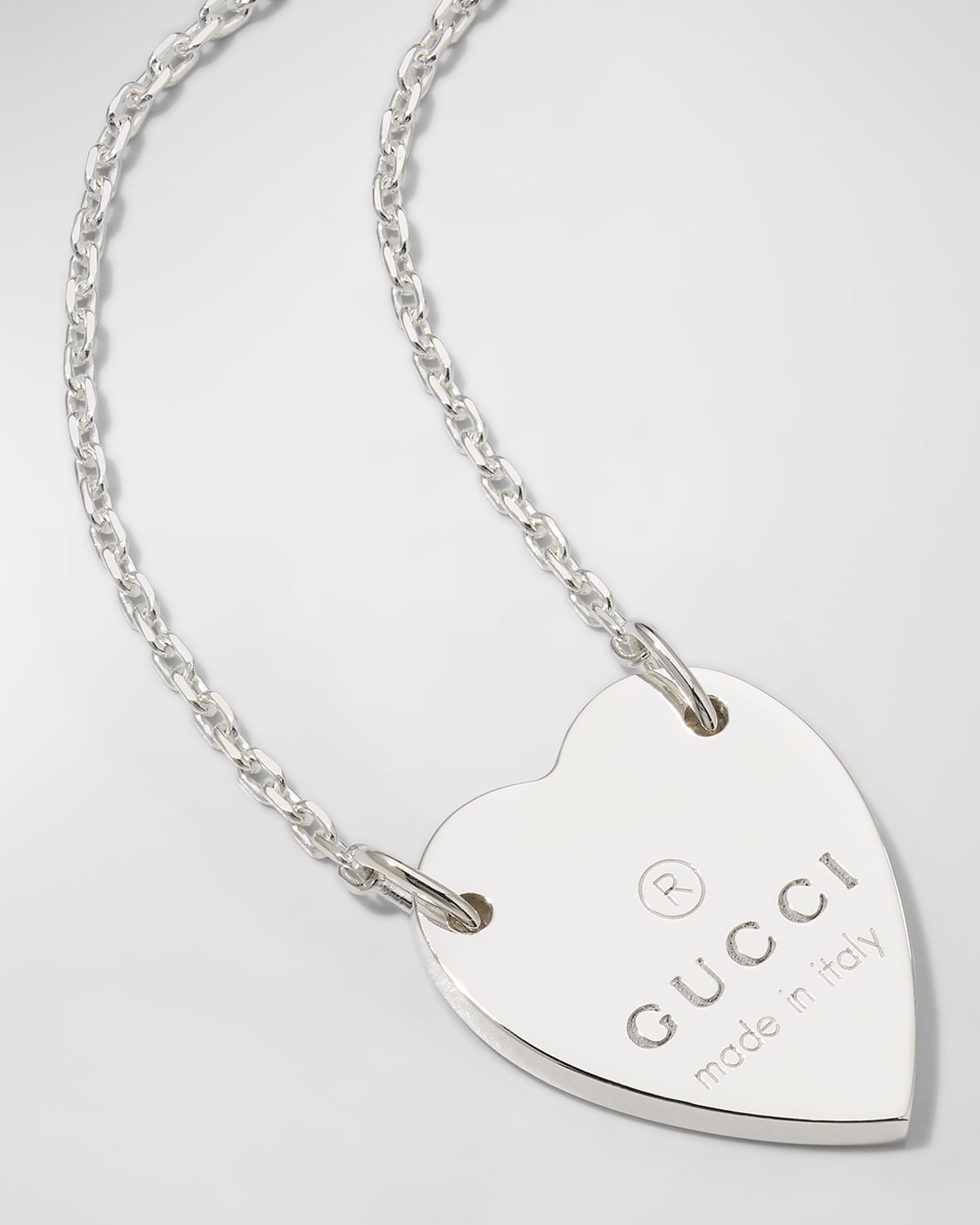 Engraved Heart Trademark Necklace - 3