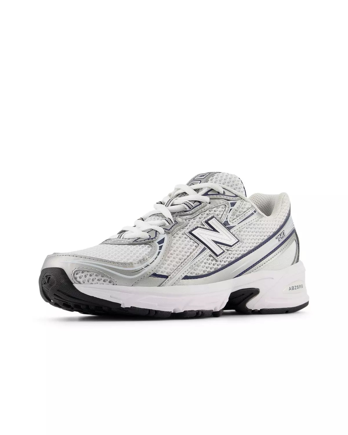 740 "White/Blue/Silver" Unisex Shoe - 9