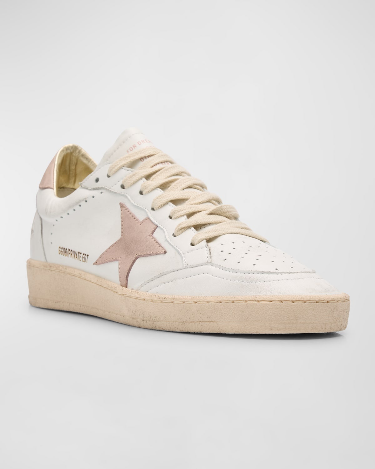 Ball Star Low-Top Leather Sneakers - 3