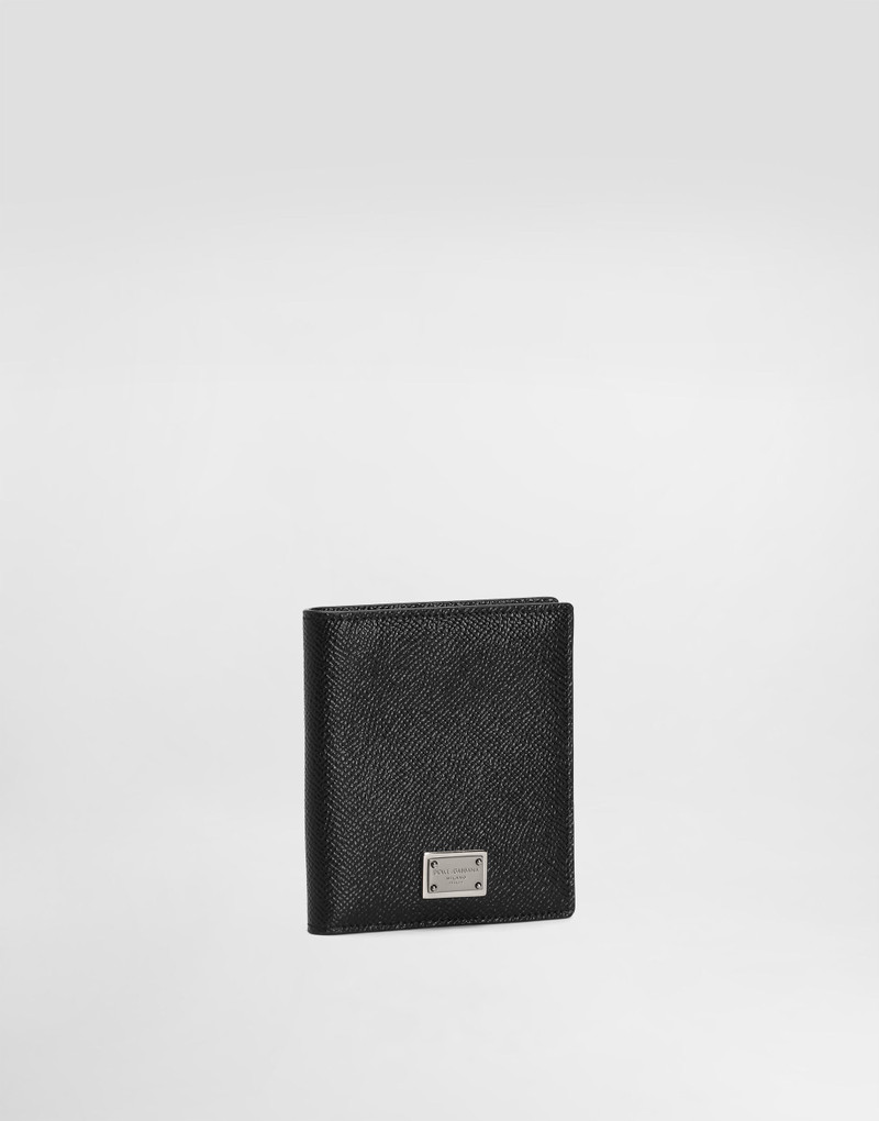 Dolce & Gabbana Dauphine-print calfskin bifold card holder outlook
