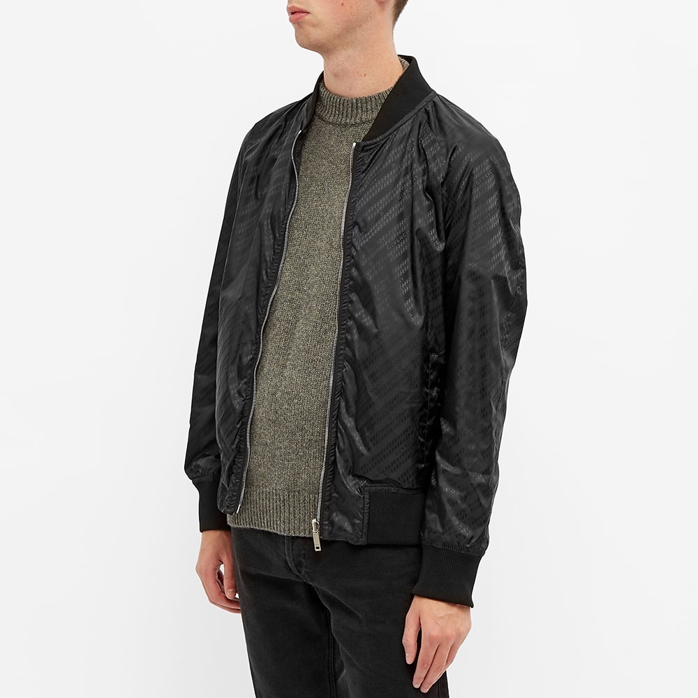 Givenchy Chain Jacquard Reversible Nylon Bomber Jacket - 7