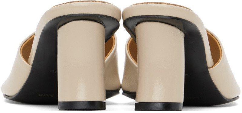 REIKE NEN Beige Curvy Heeled Sandals outlook