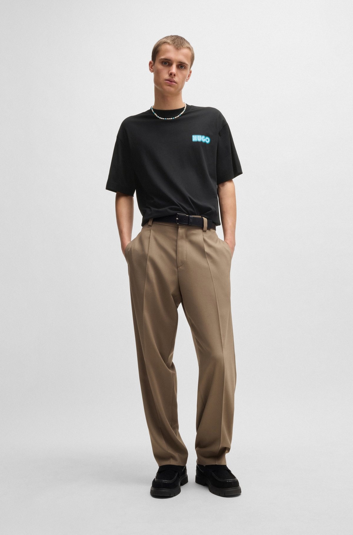 COTTON-JERSEY T-SHIRT WITH LOGO ARTWORK - 4