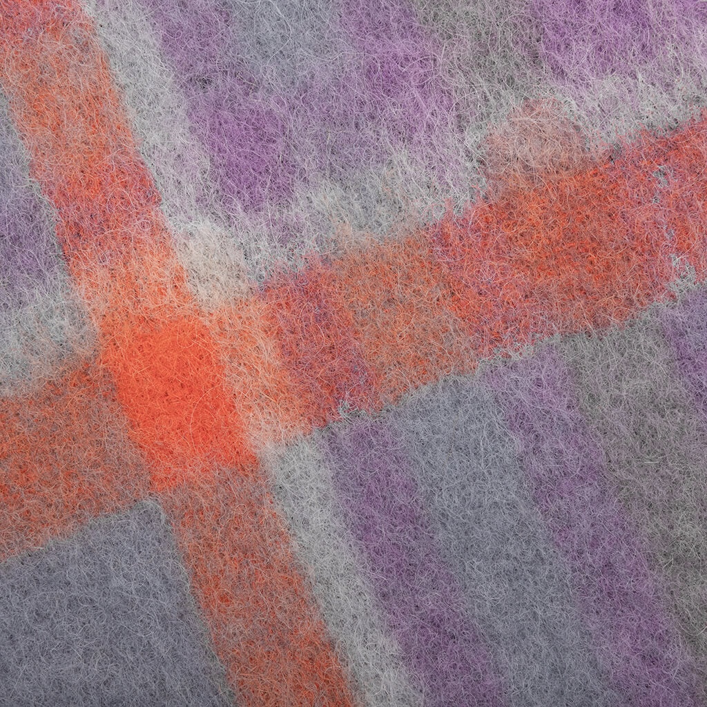 ACNE STUDIOS SCARF - LILAC/ORANGE - 3