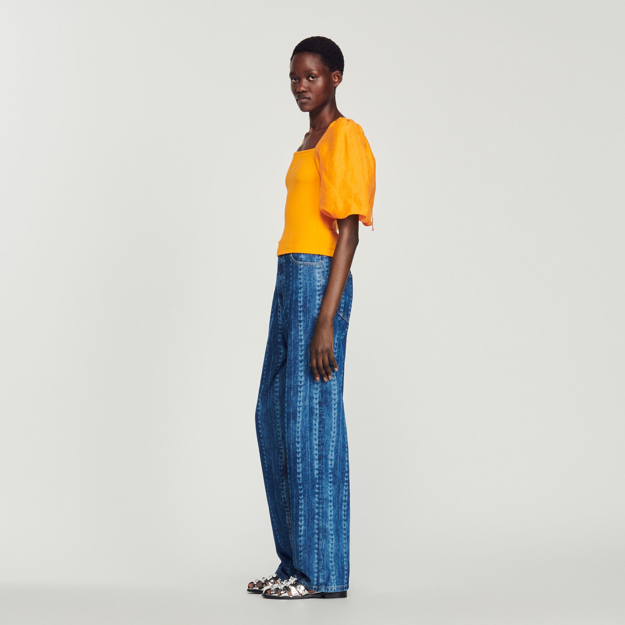 Dual fabric top - 7