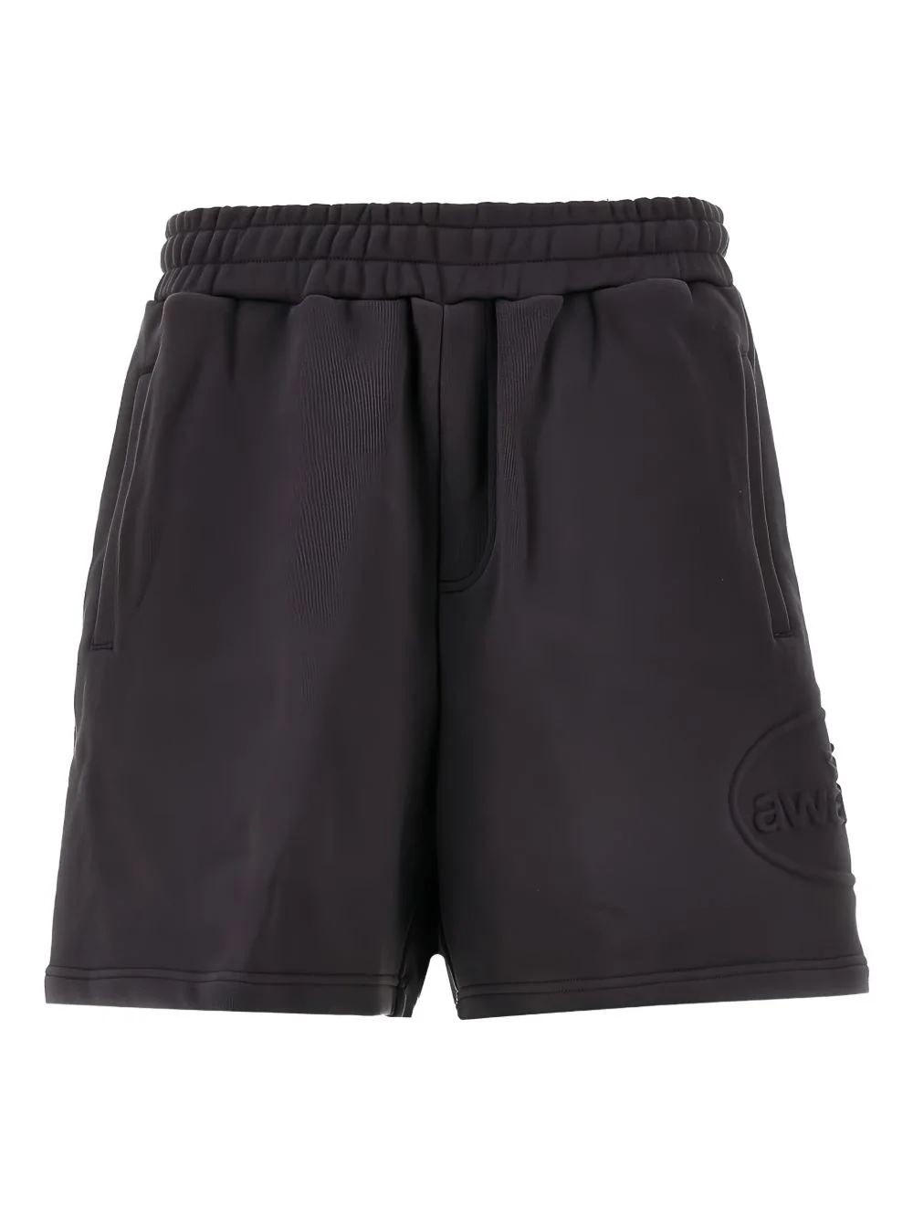 embossed-logo shorts - 1