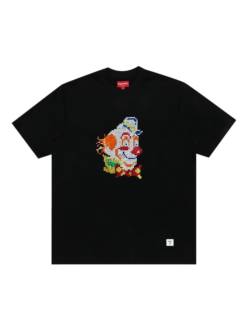 Clown sequin-embellished short-sleeve T-shirt 1