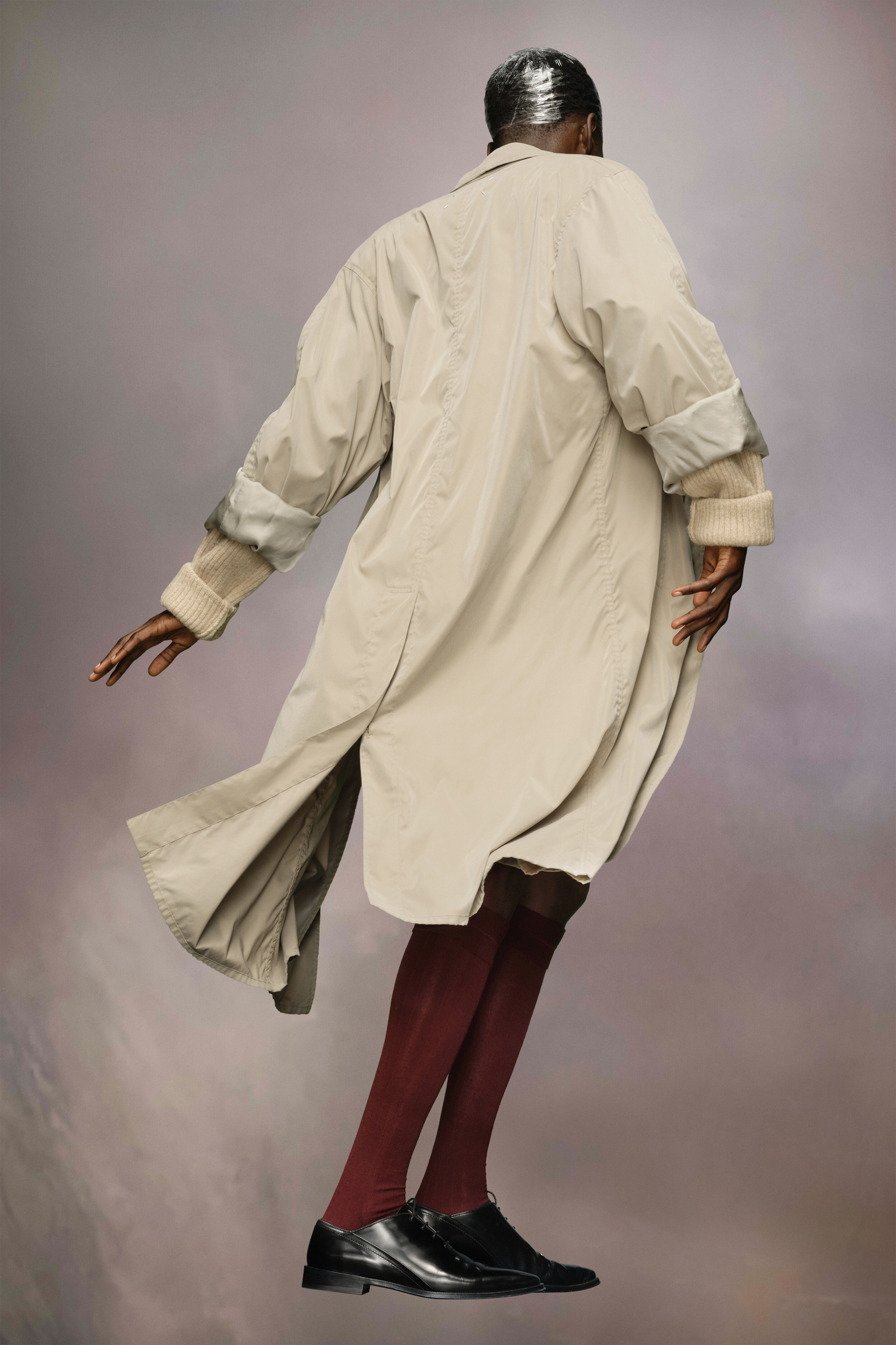 Peached cotton coat - 3