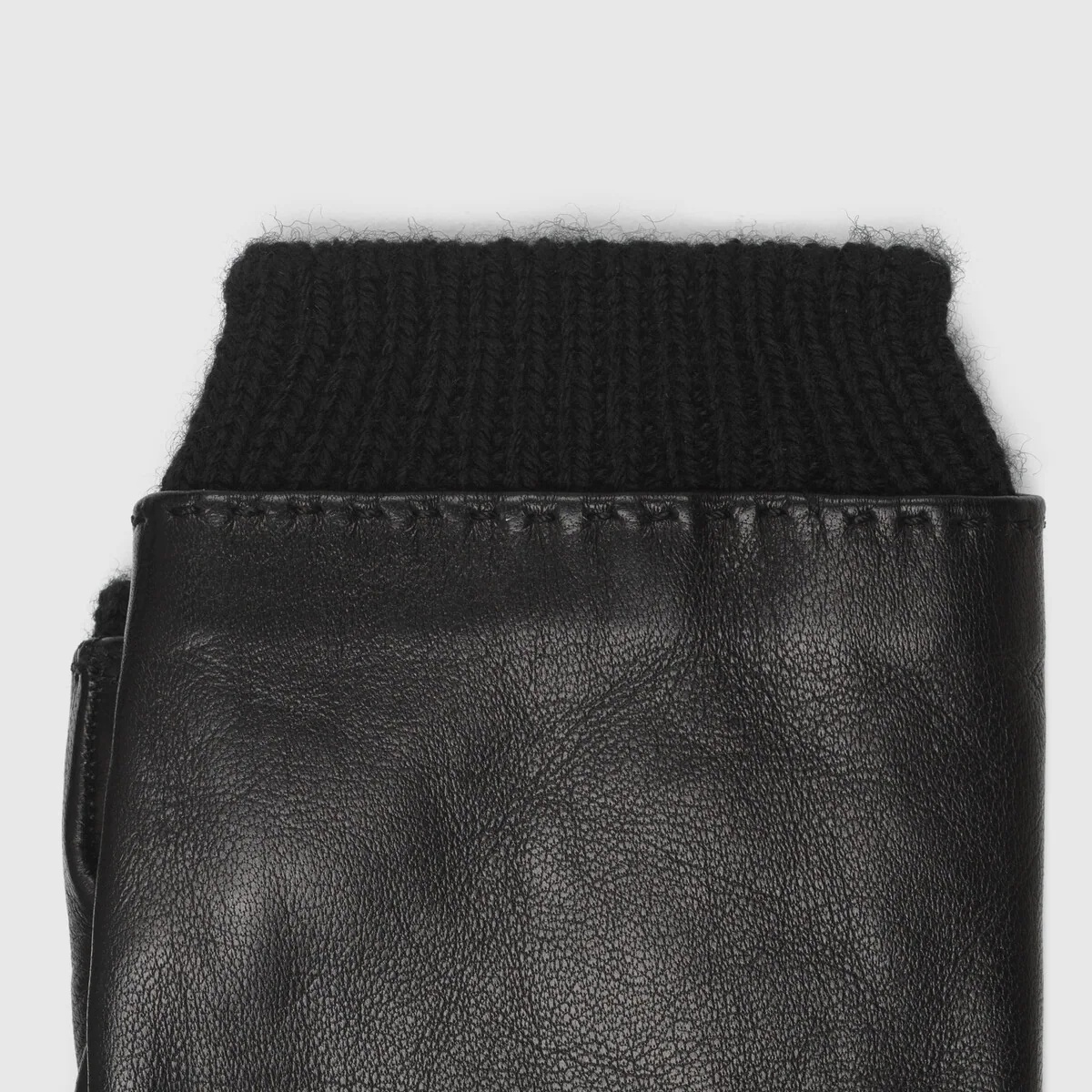 Long fingerless wool gloves - 2