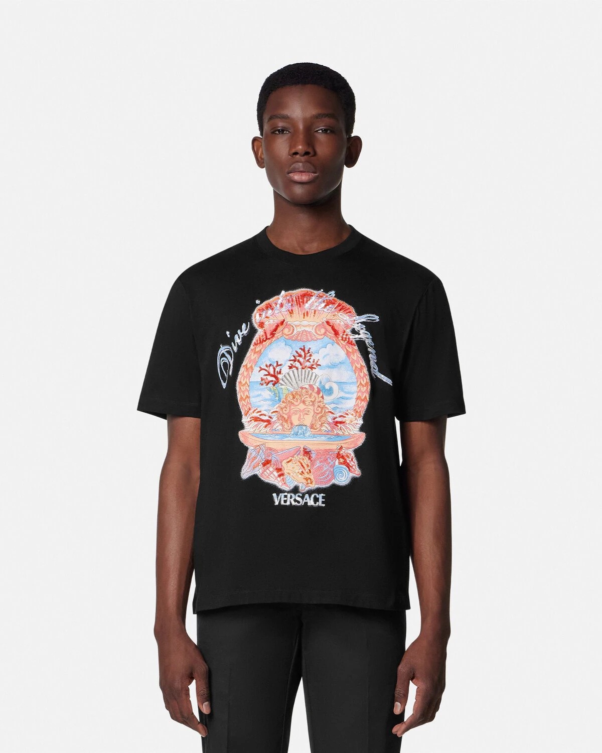 Embroidered Dive In Crest T-Shirt - 4
