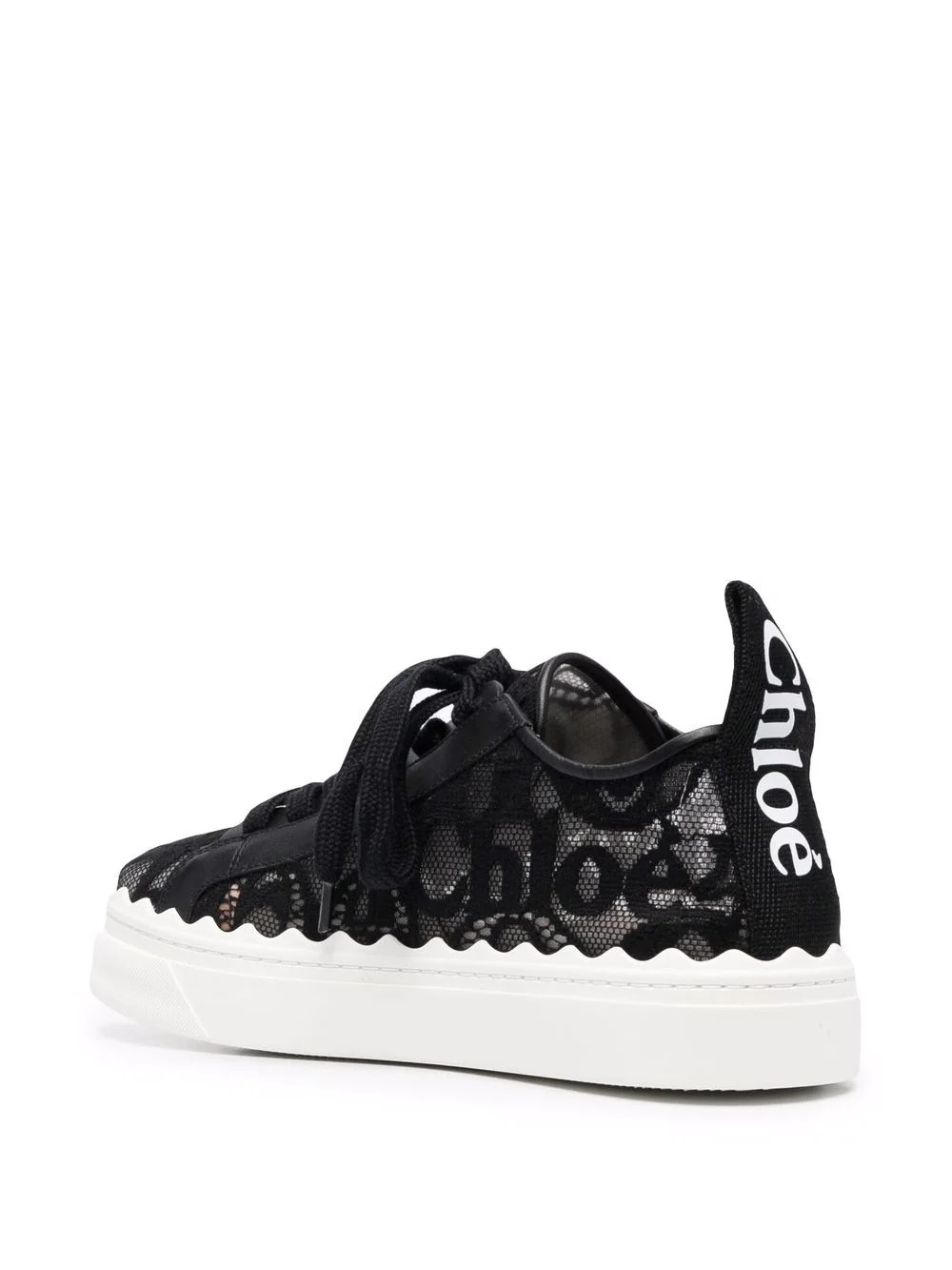 Lauren lace low-top sneakers - 3
