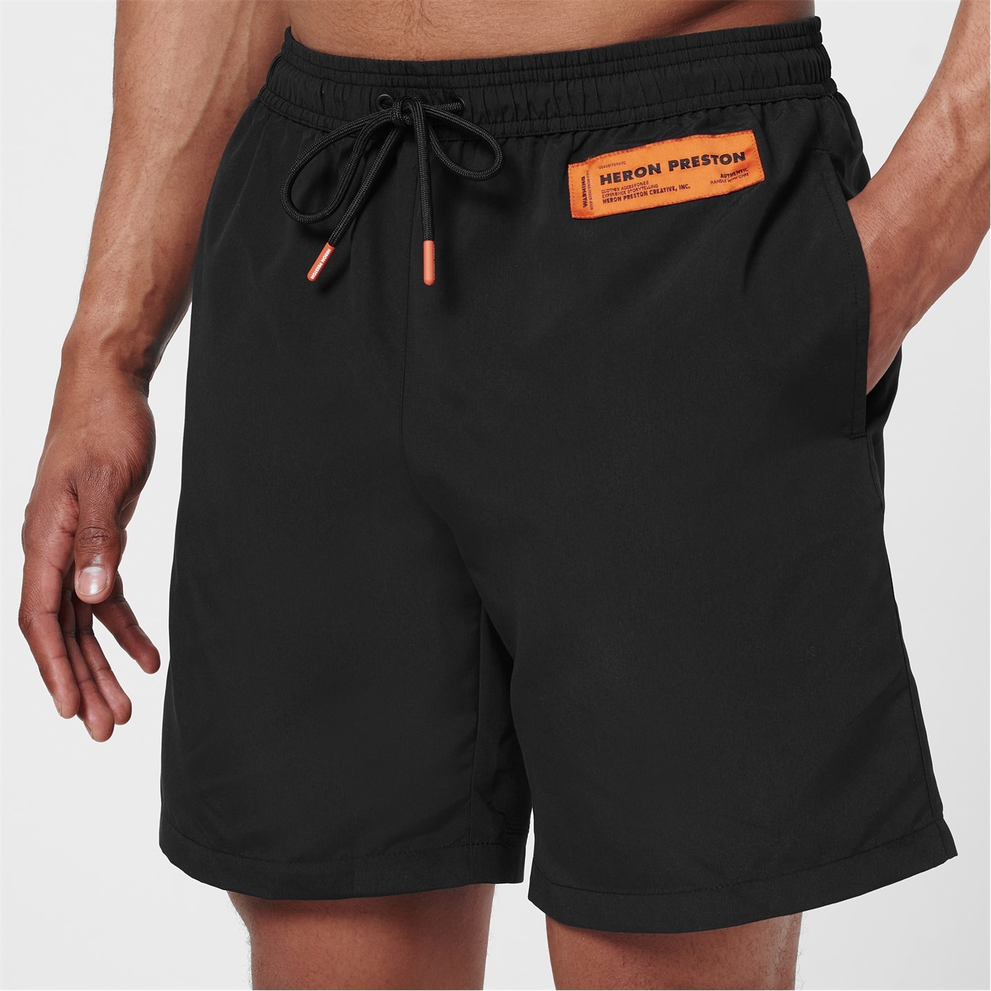 Logo Patch Swim Shorts - 4