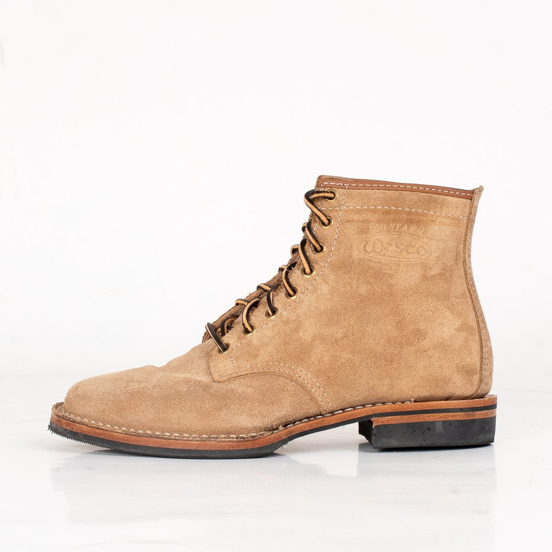 Iron Heart IHWE-FP-BLP Iron Heart Int'l x Wesco® - Rough-Out Boot - Burlap. The "Foot Patrol" outlook