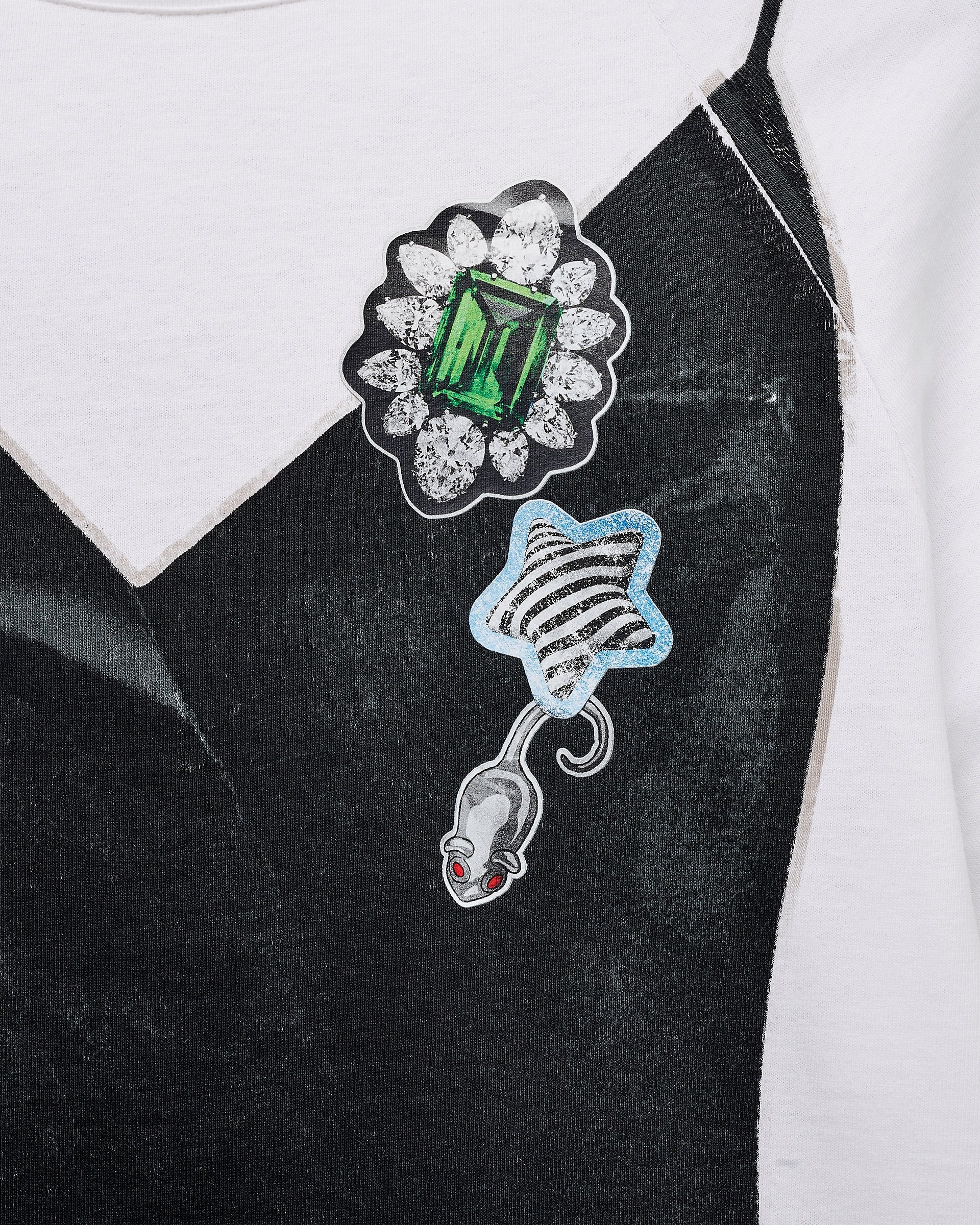 TROMPE L'OEIL T-SHIRT DRESS - 6