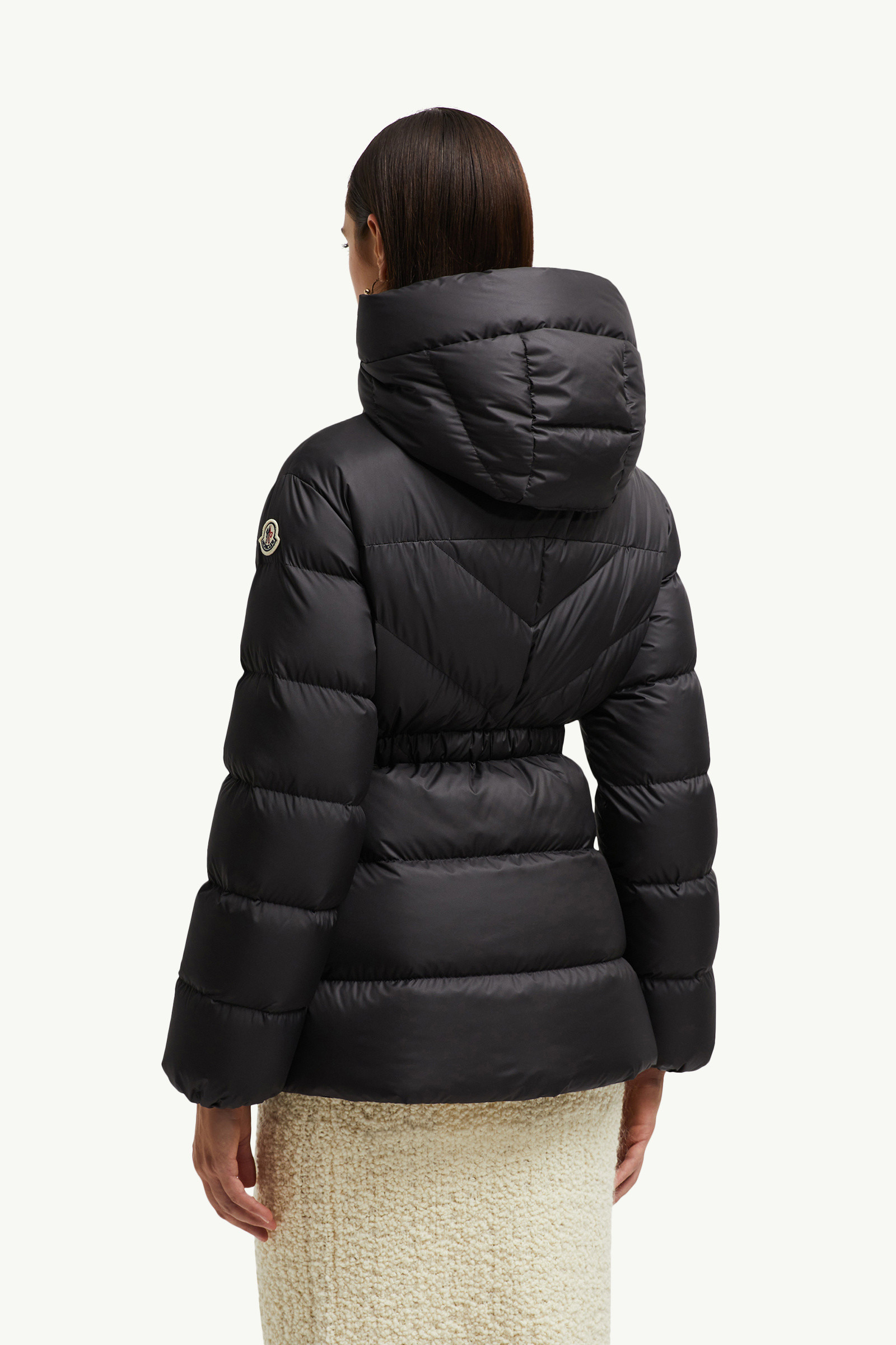 Brosse Diagonal-Quilted Hooded Short Down Jacket - 5