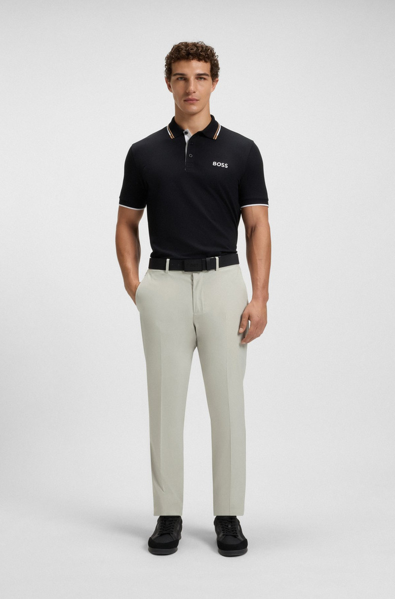 BOSS CUFFED PANTS IN WATER-REPELLENT FOUR-WAY-STRETCH TWILL outlook