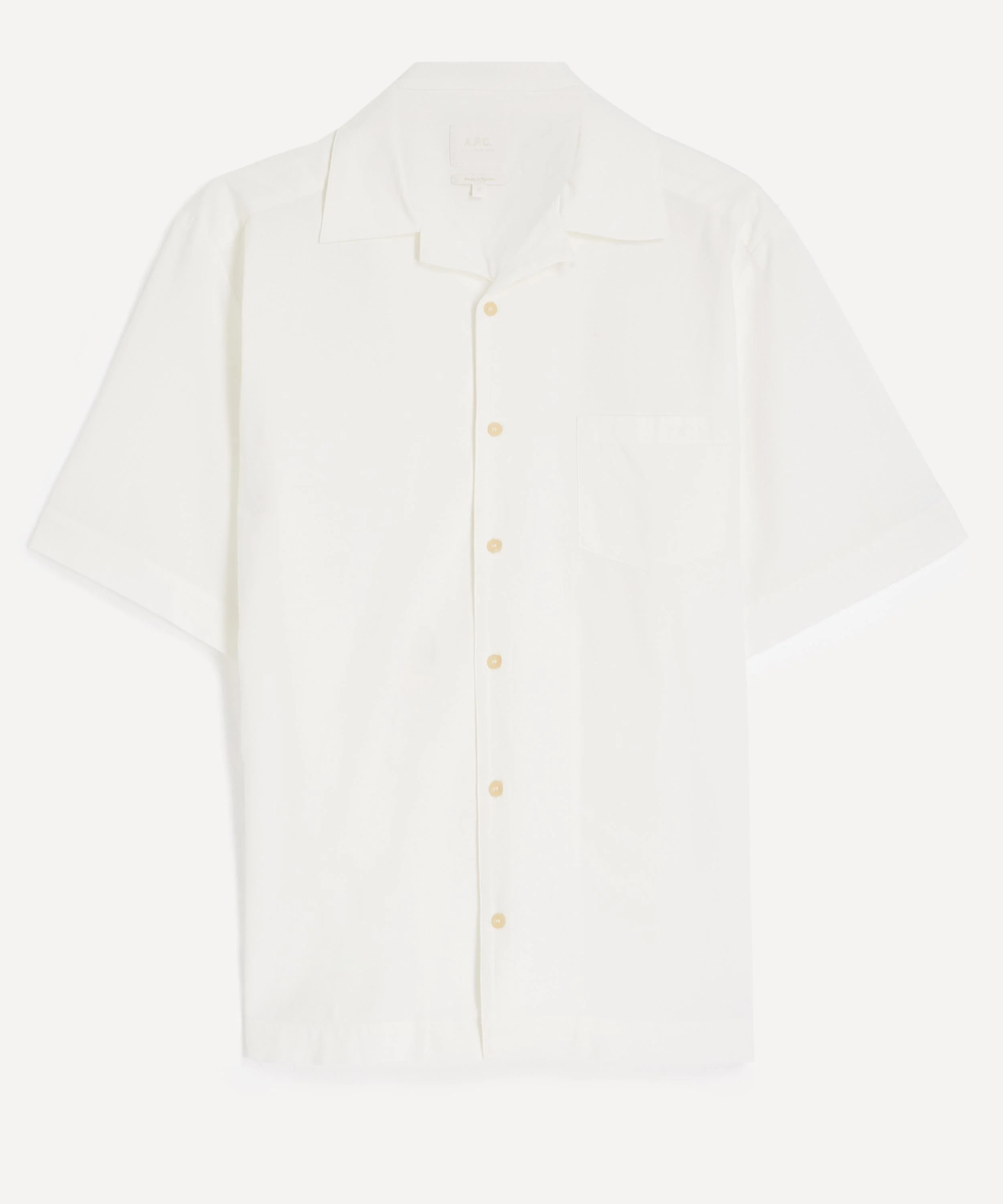 Jude Short-Sleeve Cotton-Linen Shirt - 1