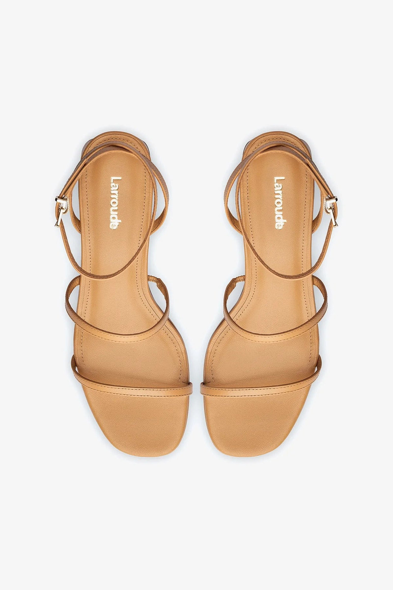 Gio Sandal In Tan Leather 4