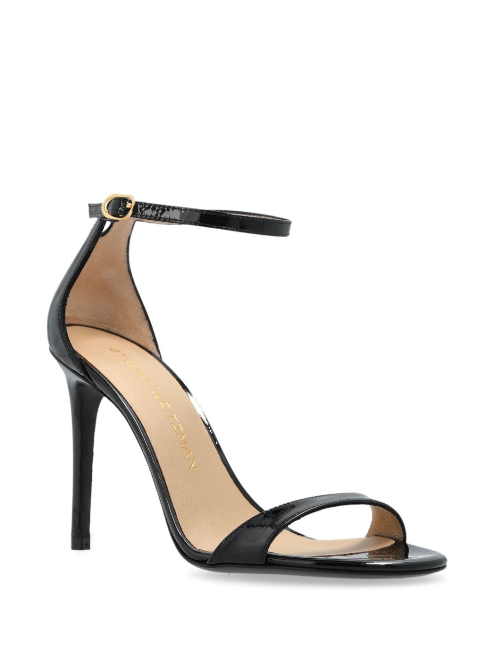 100mm leather sandals - 2
