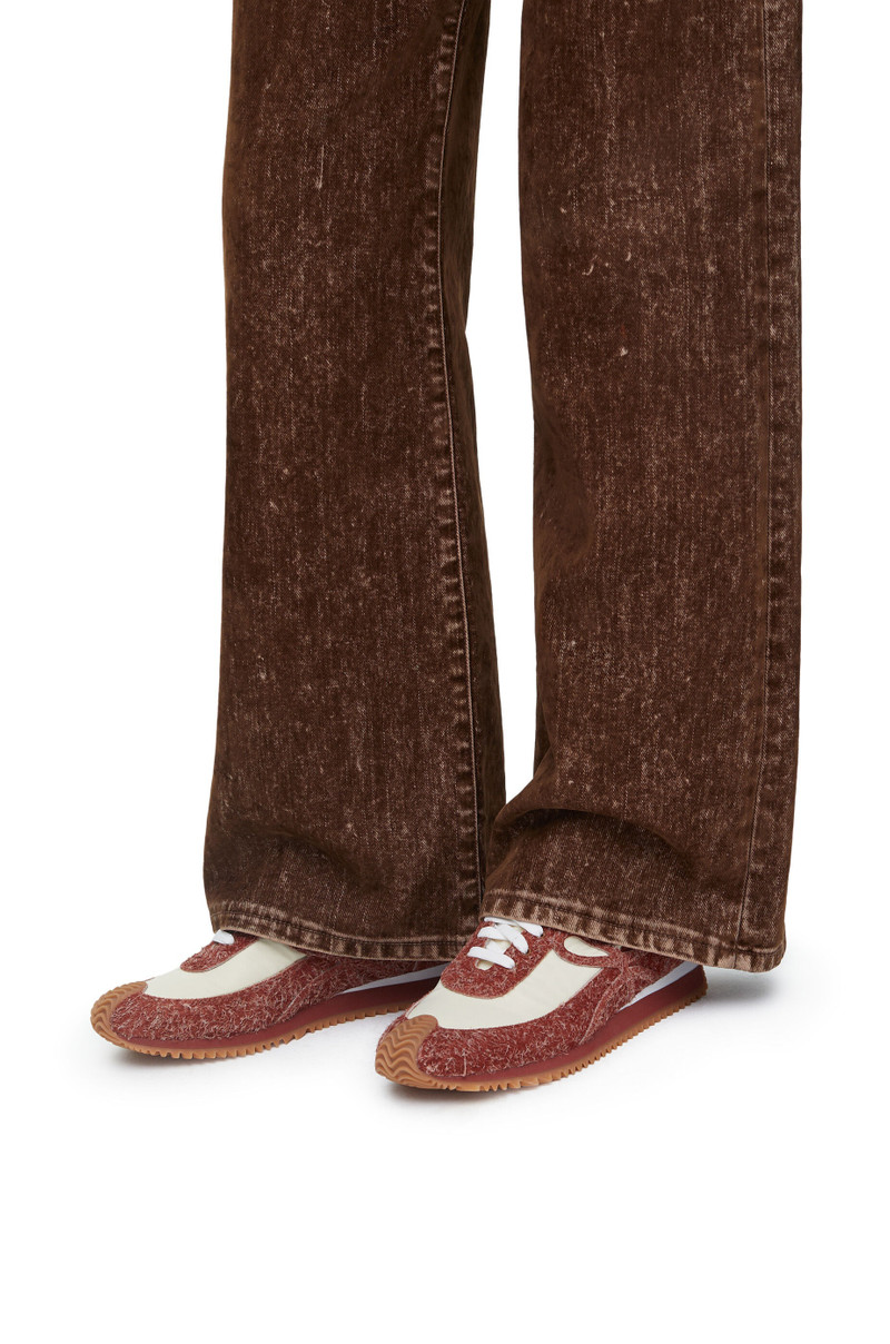 Loewe Flow Runner in nylon and brushed suede outlook