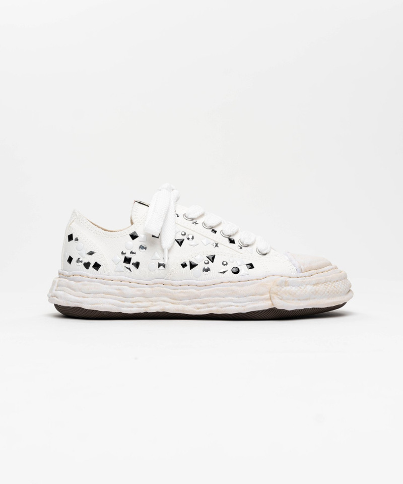 Maison MIHARAYASUHIRO "PETERSON23" OG Sole Vintage Leather Effect Low-top Sneaker outlook
