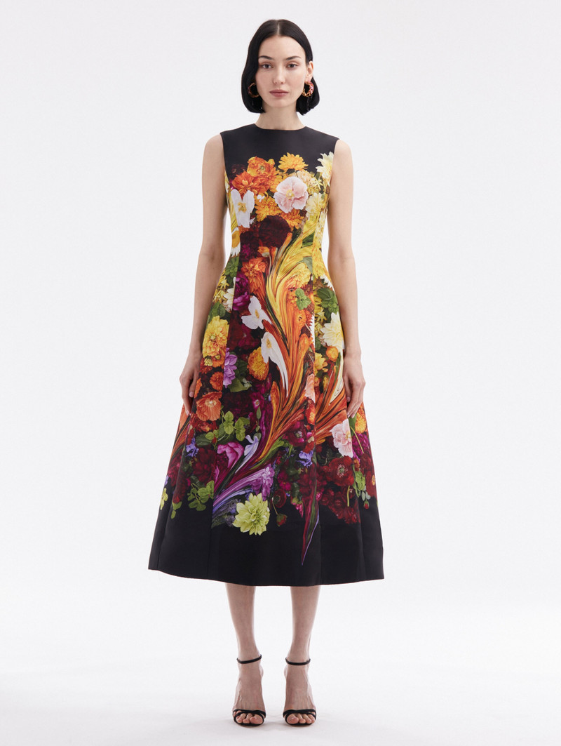 RAINBOW FLOWER MARBLE DRESS 1