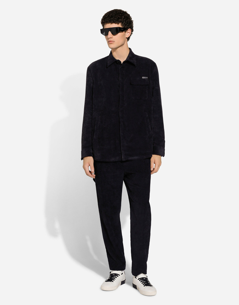Dolce & Gabbana Lined corduroy shirt outlook