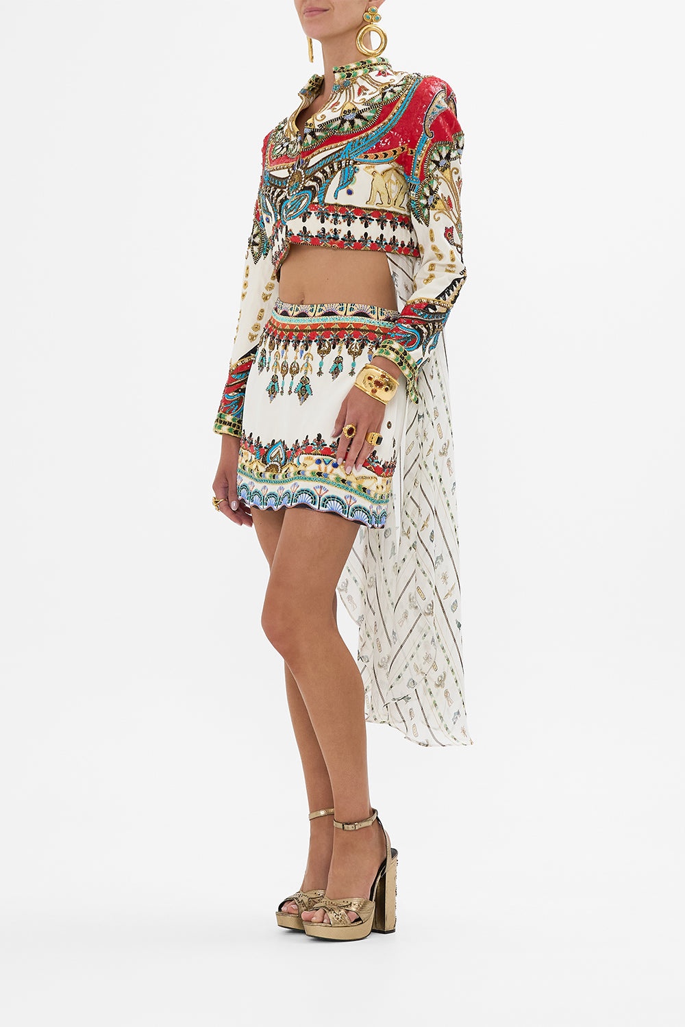 OPEN FRONT JACKET WITH FULL LENGTH BACK - 4