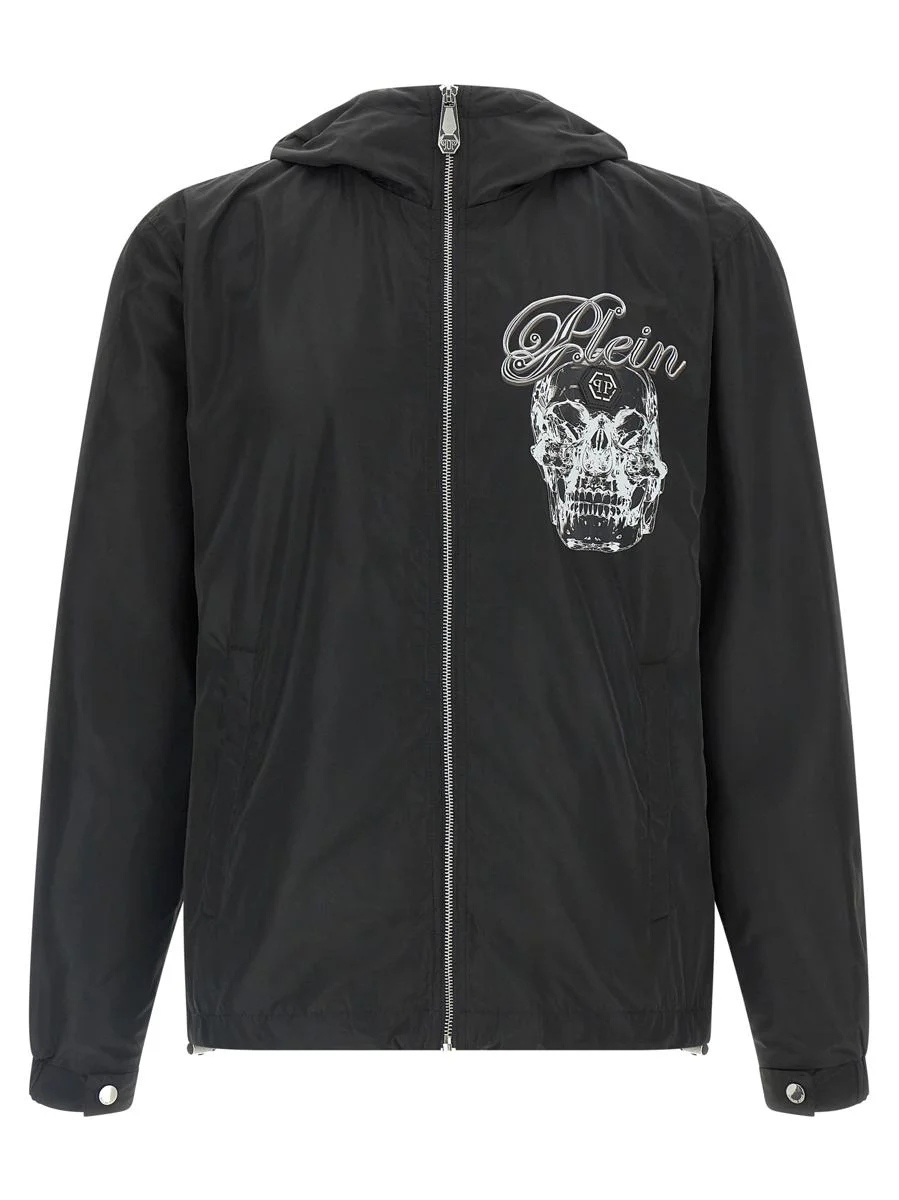 Philipp Plein 'Glass Skull' Anorak - 1